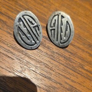 Silver Navajo Style Earrings